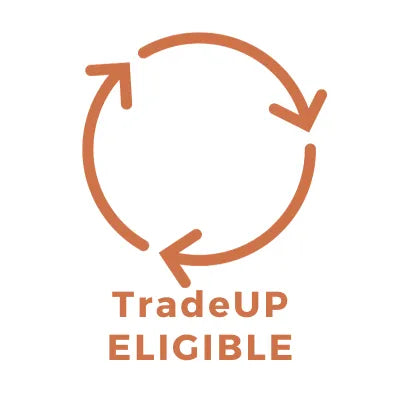 Brown outlined cycle icon