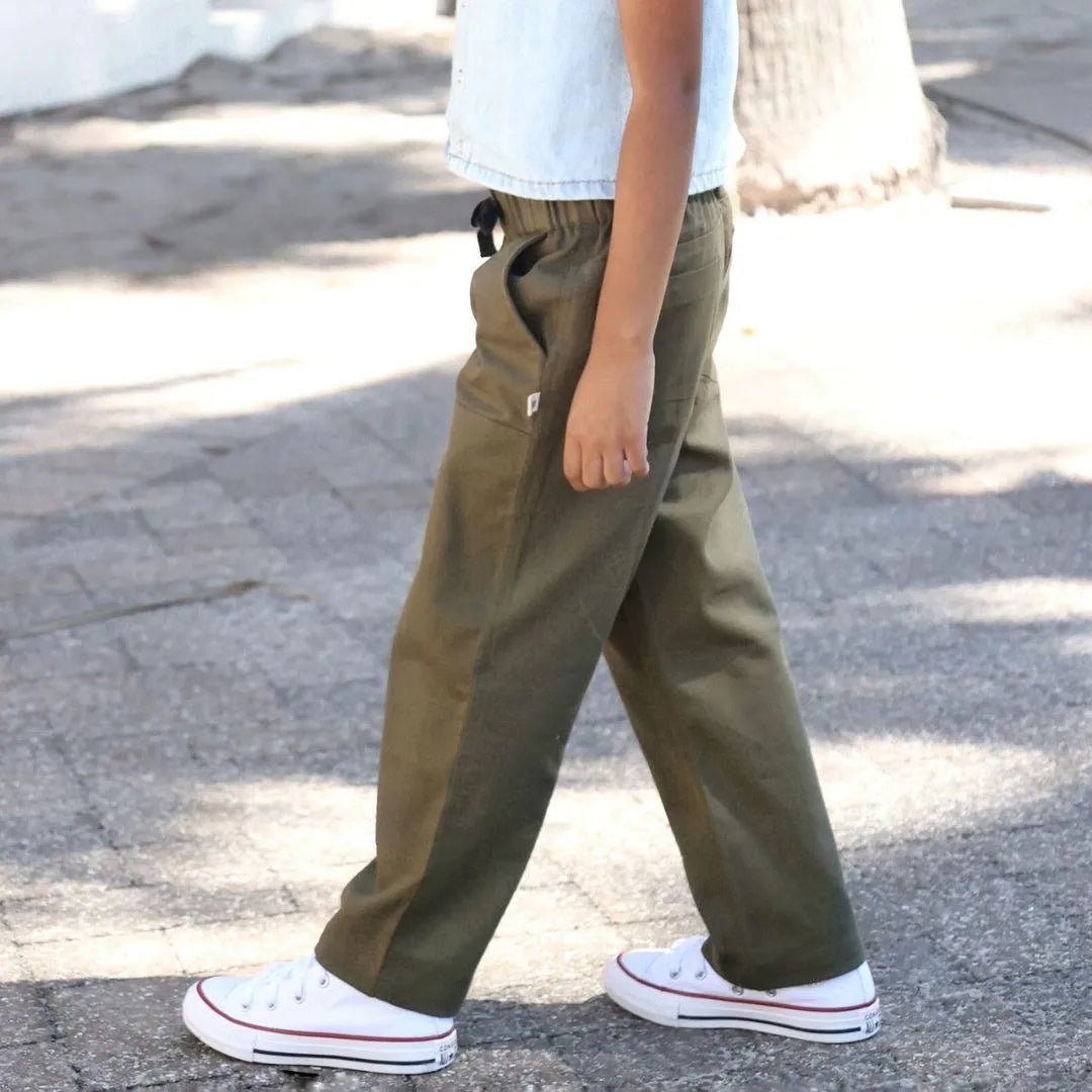 Jules Pants - Dark Olive - Jackalo