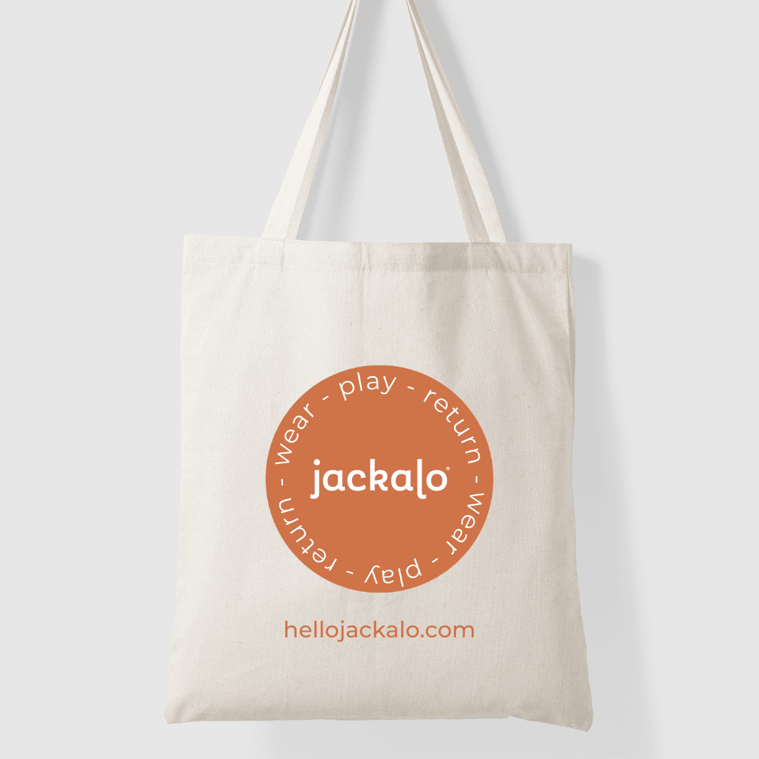 Jackalo Organic Cotton Tote Bag – Wear, Play, Return