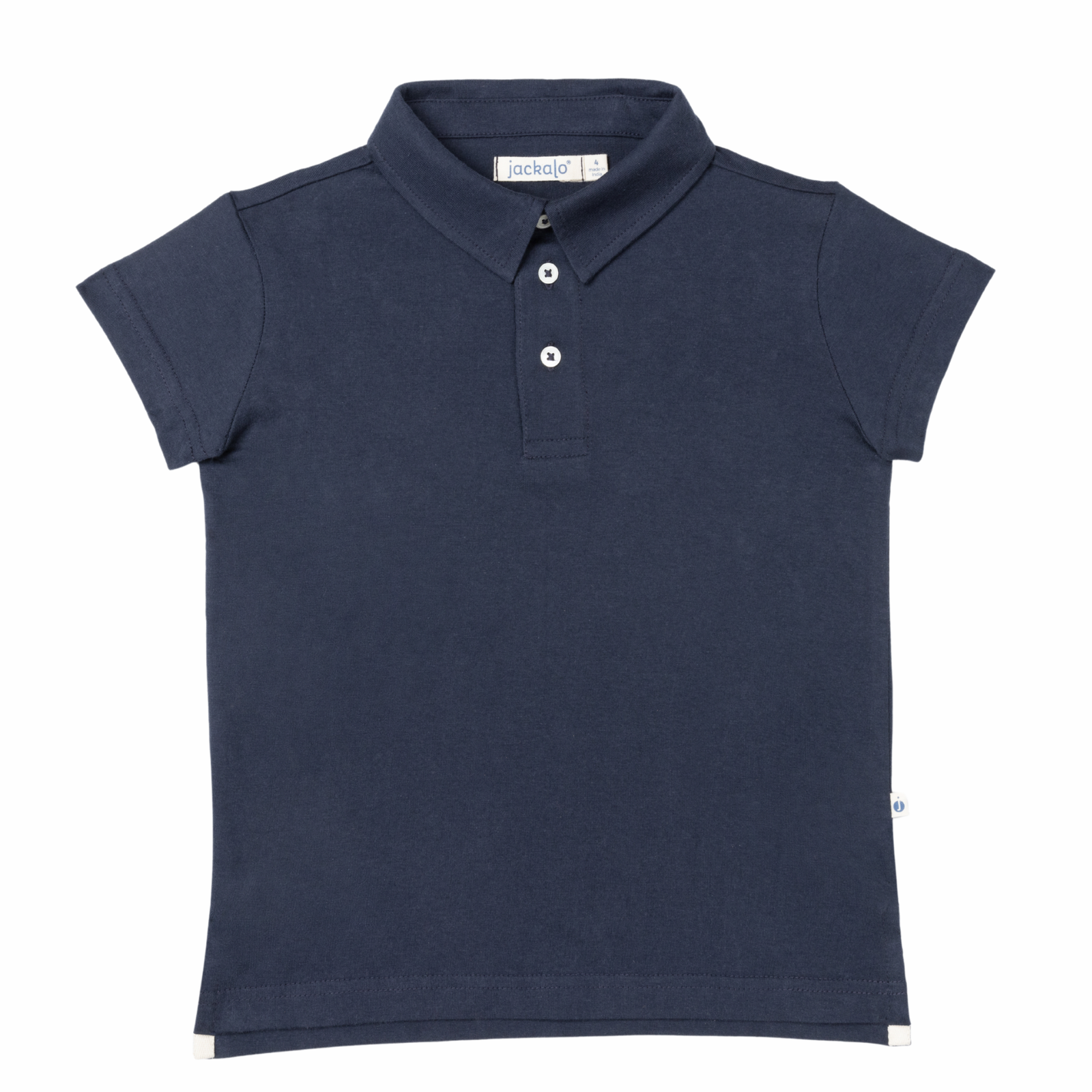 Organic cotton Navy Polo from Jackalo