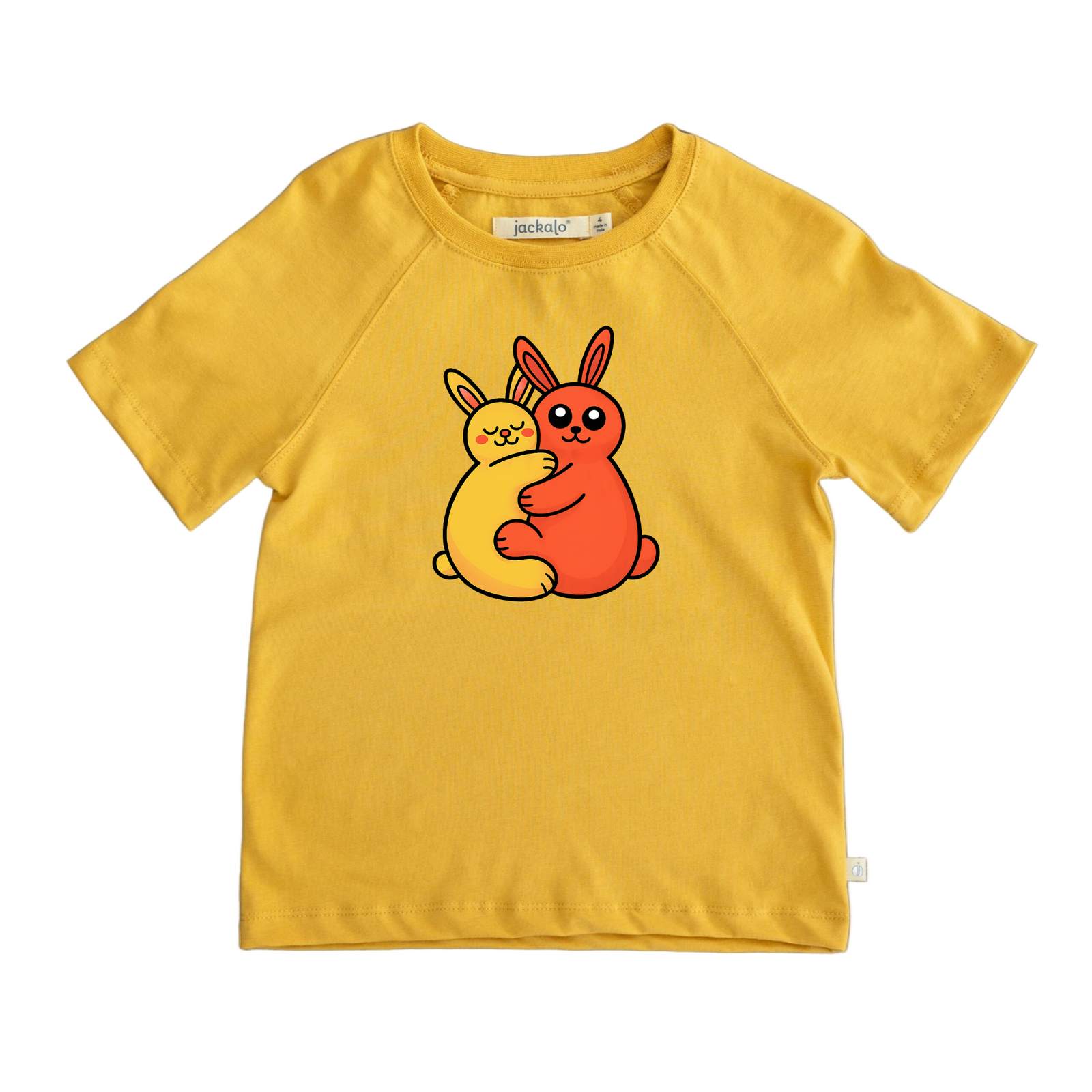 Organic cotton t-shirt with bunnies graphic
