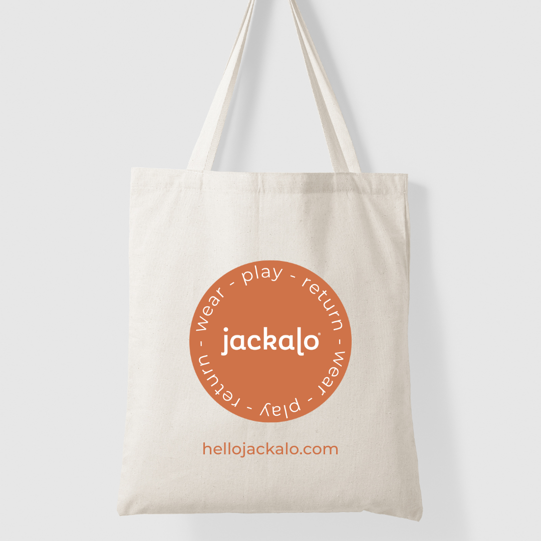 Jackalo Organic Cotton Tote Bag – Wear, Play, Return