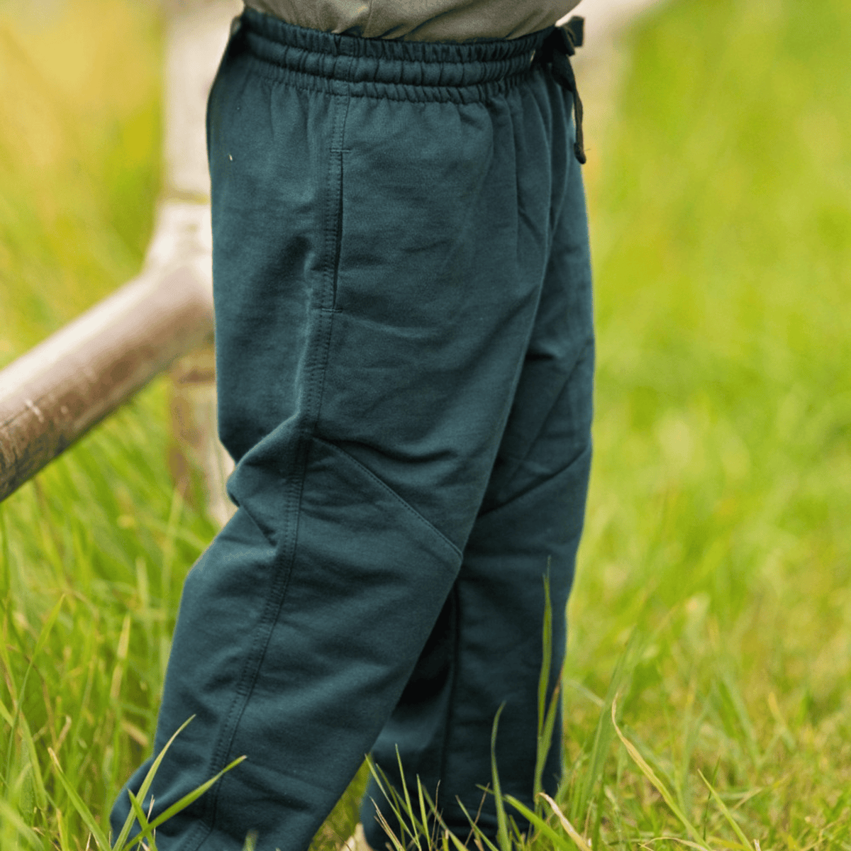 Organic Cotton James Classic Relaxed Sweatpant - Deep Green