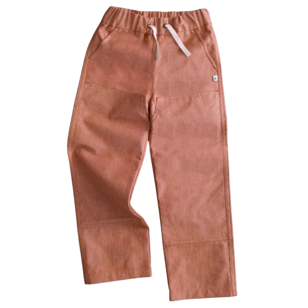 Jules Pants - Orange Chambray - Jackalo