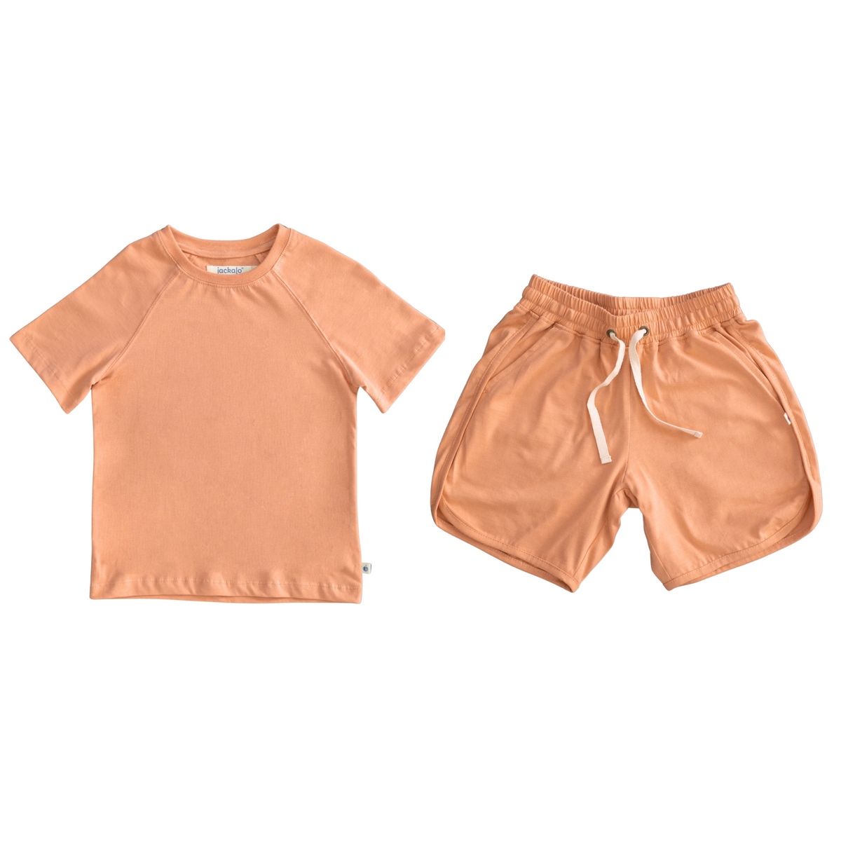 Frankie T-shirt &amp; Ollie Short Set in Sherbet