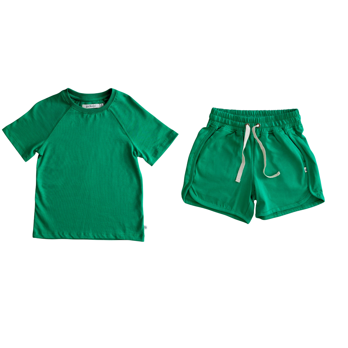 Frankie T-shirt &amp; Ollie Short Set in Parakeet