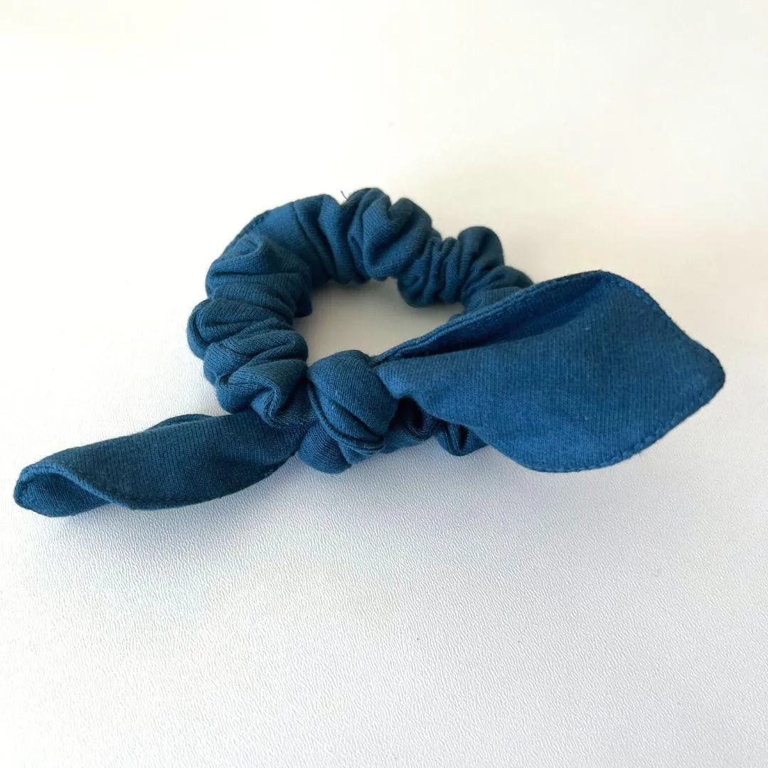 Blue Bow scrunchie