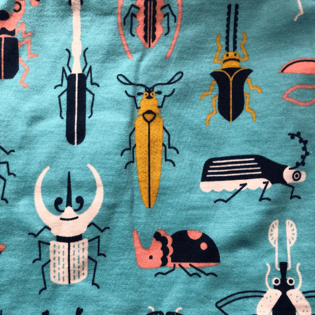 Frankie T-shirt - Beetle Mania Print - Jackalo